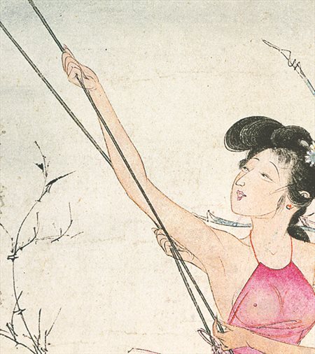 安平-胡也佛的仕女画和最知名的金瓶梅秘戏图
